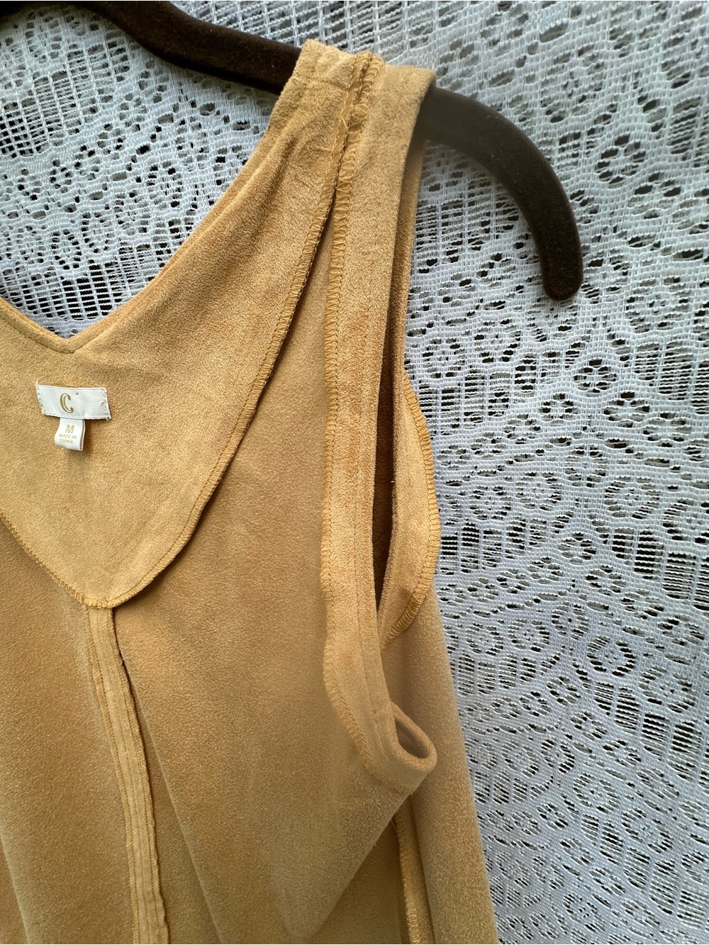 Gold “C” Brand Ultrasuede Spandex modified Dress - Picture 15 of 16